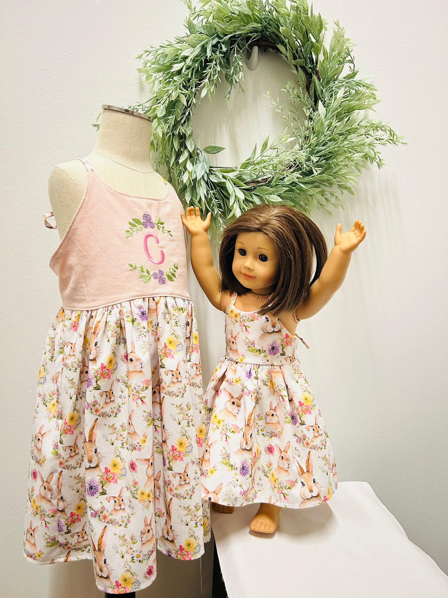 Dolly&Me Bunny spring dress