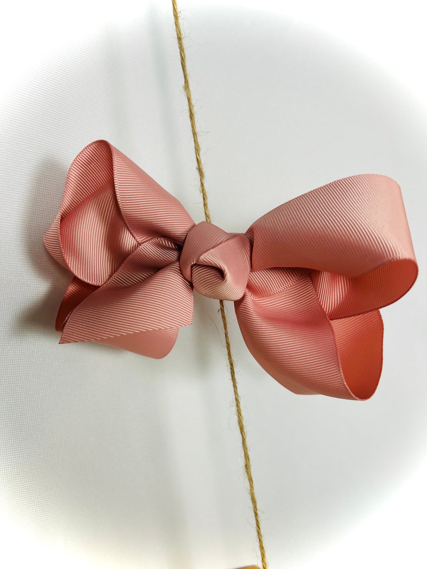 Satin Ribbed Ribbon Bow Clips/Jumbo Girls bow clips/Boutique hair clips