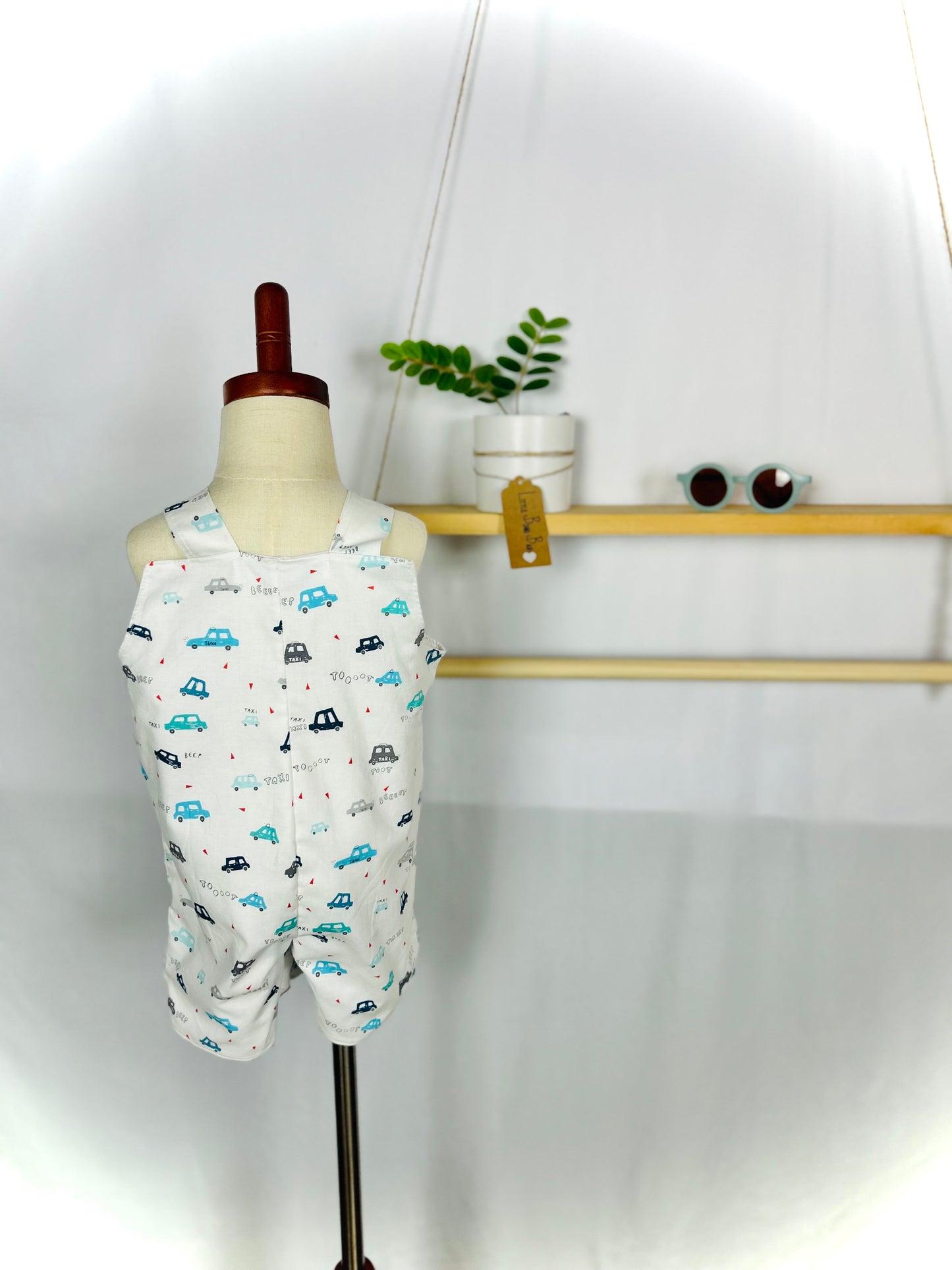 Car/Taxi baby boy Romper