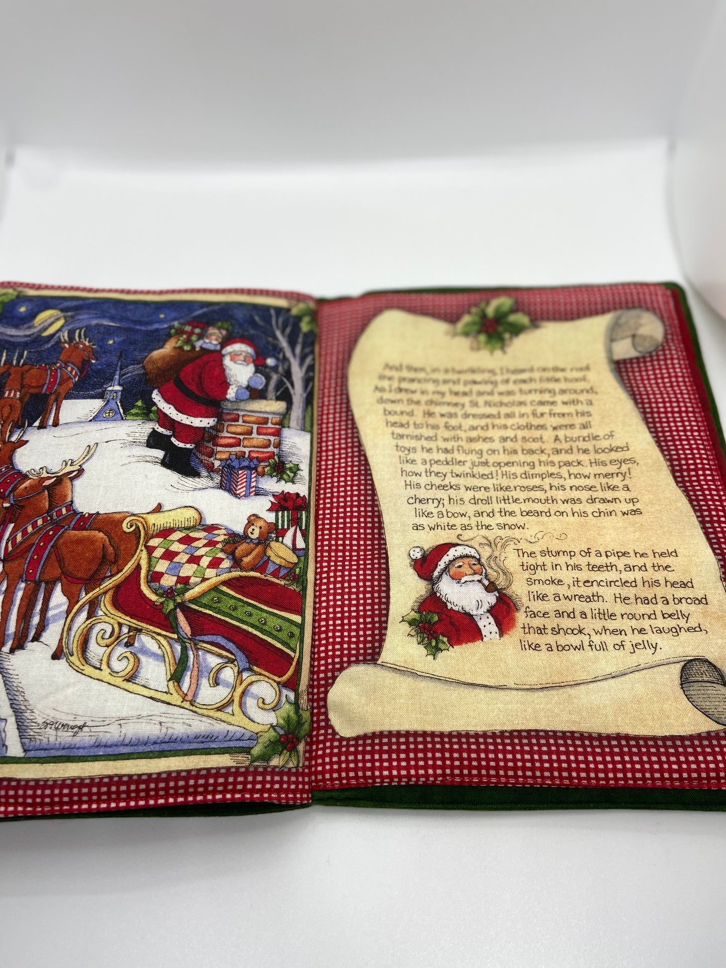 Children’s heirloom soft Christmas book personalized